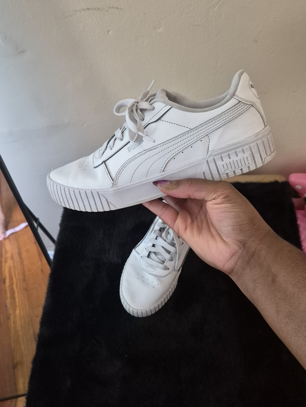 Puma Women's White Platform Sneakers - Classic Low-Top